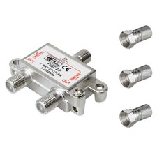 2-fach SAT Verteiler Splitter digital 3 Stüc...