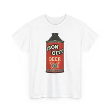 Vintage Iron City Beer Can T-Shirt, Retro Brewery Tee, Pittsburgh Brewing Co