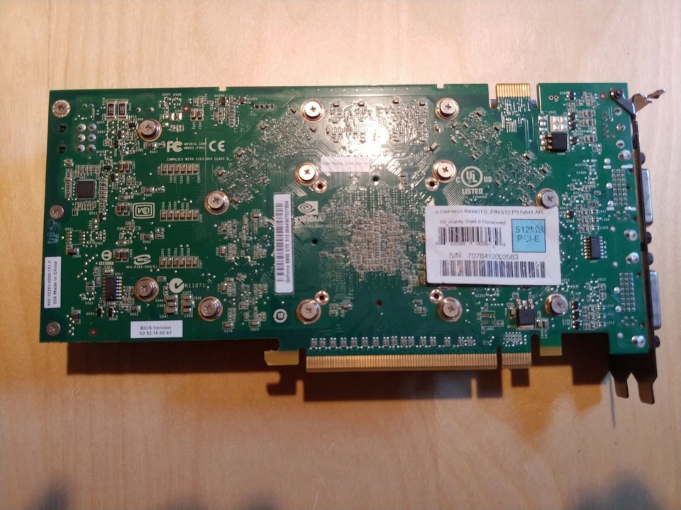 EVGA NVIDIA GeForce 8800 GTS (512P3N841BR) 512 MB GDDR3 SDRAM PCI Express x16 - Image 2 of 2