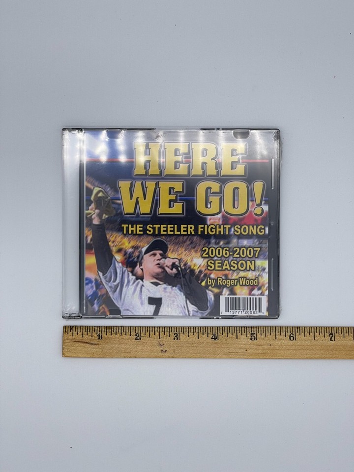 Roger Wood Here We Go! Steelers Fight Song 20062007 Season CD New