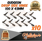 <!--F#f_0-->10x Drop Side Gudgeon Hinge | 100 X 43mm| 12mm Pin | DOOR TAILGATE TRUCK TRAILER<!--F/-->