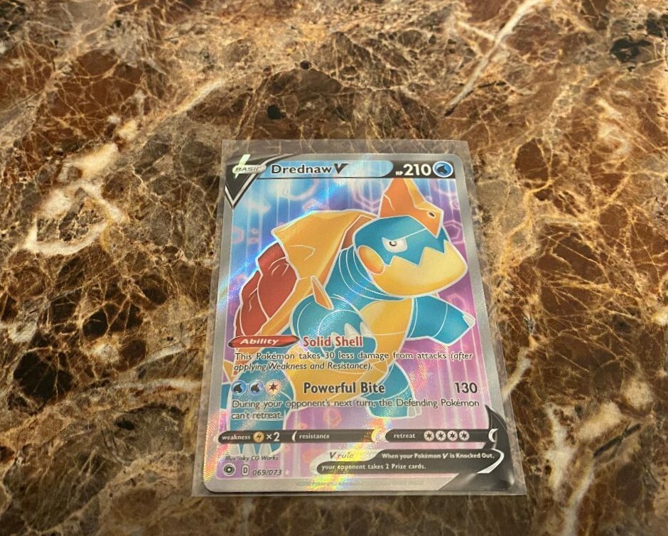 Drednaw V Full Art Ultra Rare Champion's Path 69/73 TCG Card MINT/NM