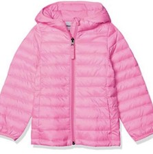 Amazon Essentials Giubbotto imbottito leggero impermeabile con cappuccio bambina 8 anni