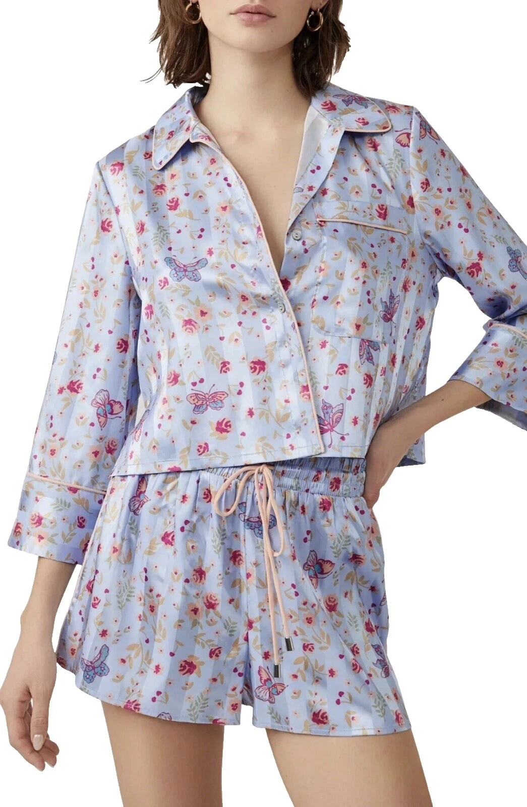 Paris Polyester Floral Sleepwear & Robes for Women
