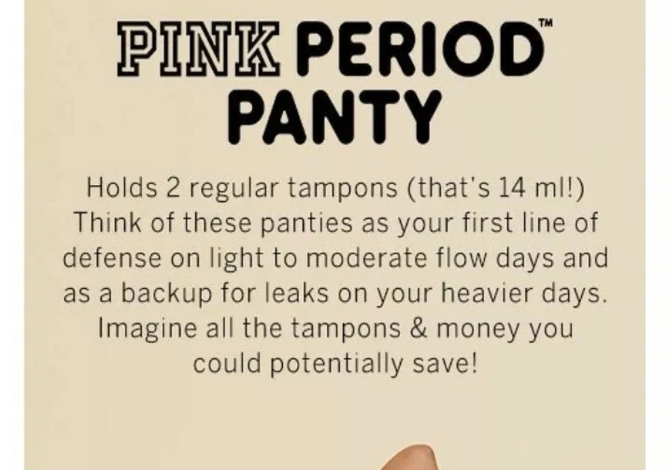 Victoria's Secret Pink PERIOD PANTY Hipster XXL black logo - Image 4 of 4