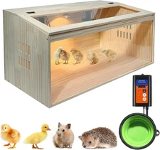 20-Piece Large Chicken Brooder Box, All-in-One Kit Brooder Box, Brooder for C...