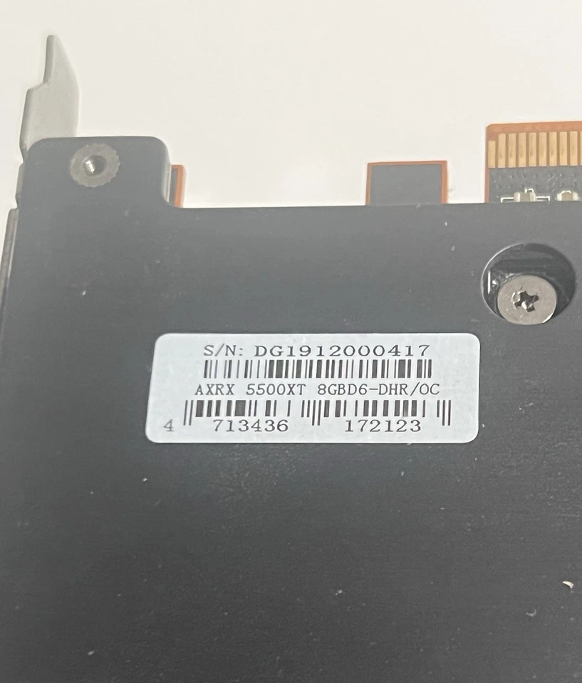PowerColor RED DRAGON Radeon RX 5500 XT 8GB GDDR6 Graphics Card GPU **READ** - Image 4 of 4