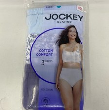 Jockey Elance Women s Brief Underwear 3-Pack, Multicolor - Size 10 3XL
