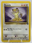 Meowth 56/64 Jungle Unlimited Common Pokemon TCG - LP