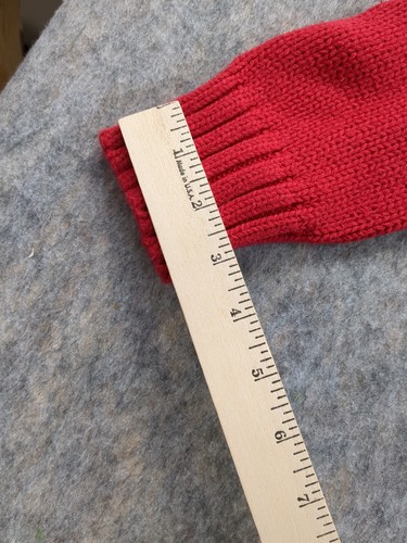 Vintage J Crew Always Pullover Rollkragen Grobstrick Damen Medium Rot - Bild 8 von 11