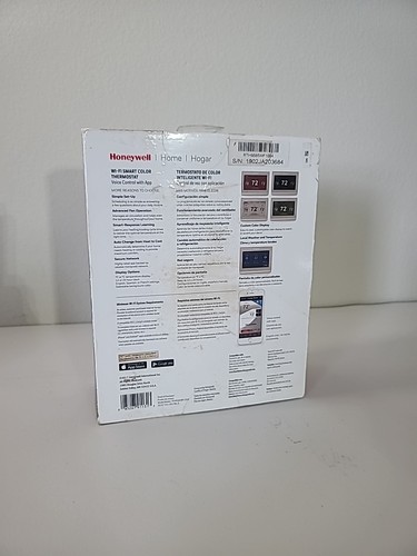 Honeywell RTH9585WF Smart Thermostat Custom Color Background Voice Control & App - Picture 3 of 8