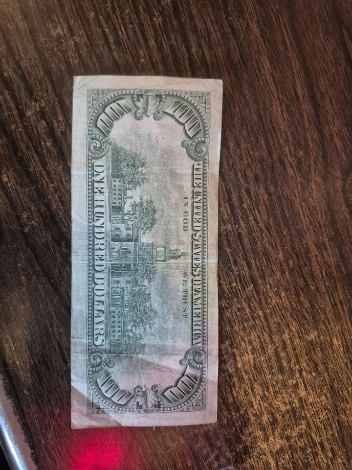 1977 100 Dollar Bill - Image 2 of 2