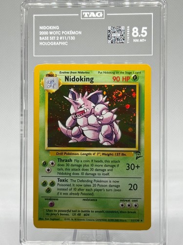 Nidoking graded TAG 8.5 for sale on eBay