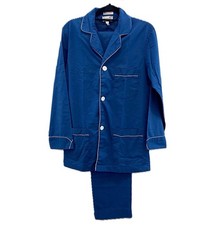 CHRISTIAN DIOR MONSIEUR BLUE 2PC PAJAMA SET - Size SMALL