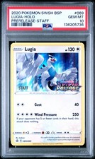 Pokemon Vivid Voltage Lugia Staff SWSH069 Black Star Promo Exclusive PSA 10 GEM on eBay