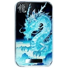 2026 Color Lucky Dragon Hánshuāng Silver Bar 1 Troy Oz .999 Fine Art Bar PRESALE