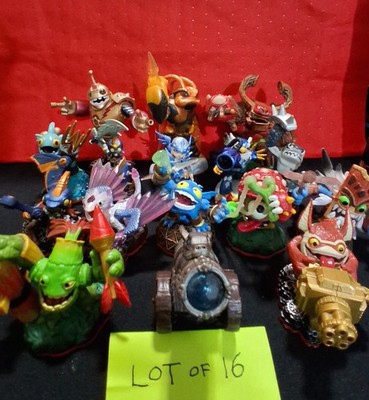 Activision Skylanders Trigger Happy, Gill Grunt, Tree Rex Figures Lot of 16