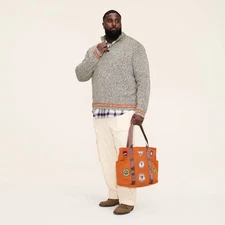 Men's Big & Tall Marl Pullover Sweater - Woolrich Olive Green 2XLT