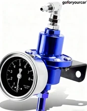 Adjustable Fuel Pressure Regulator Gauge Kit Universal Vehicle Refitting 160 psi