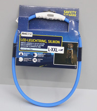 AniOne LED-Leuchtring Silikon ca. 65 cm Blau L-XXL Max. Sichtweite 300m 1374094