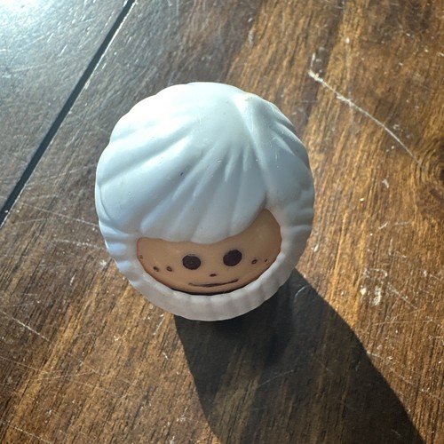Vintage Little Tikes Toddle Tots Chunky People Caveman Man White Hair Beard 2" - Picture 3 of 9