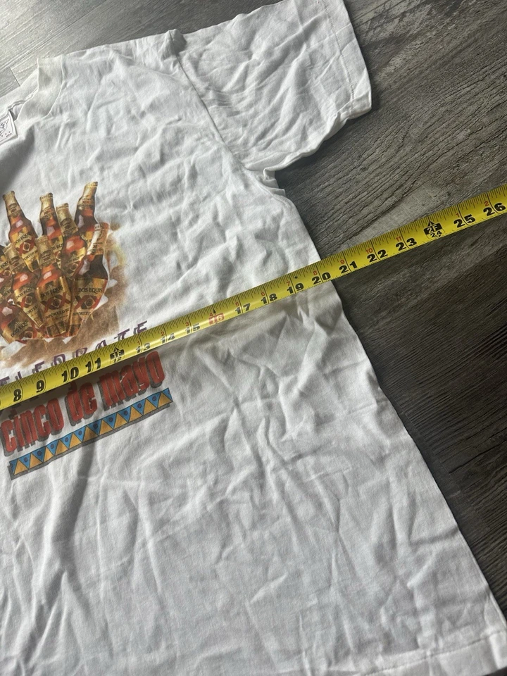 Camiseta De Colección Dos Equis Adulto Talla XL Verde Manga Corta Puntada Única Cerveza Foto 3 de 4