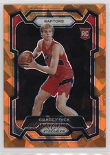 2023-24 Panini Prizm Orange Ice Prizm Gradey Dick #134 1jx9