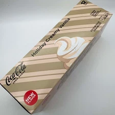 Coca Cola Zero Sugar Holiday Creamy Vanilla 12 Cans Limited Edition Usa Import