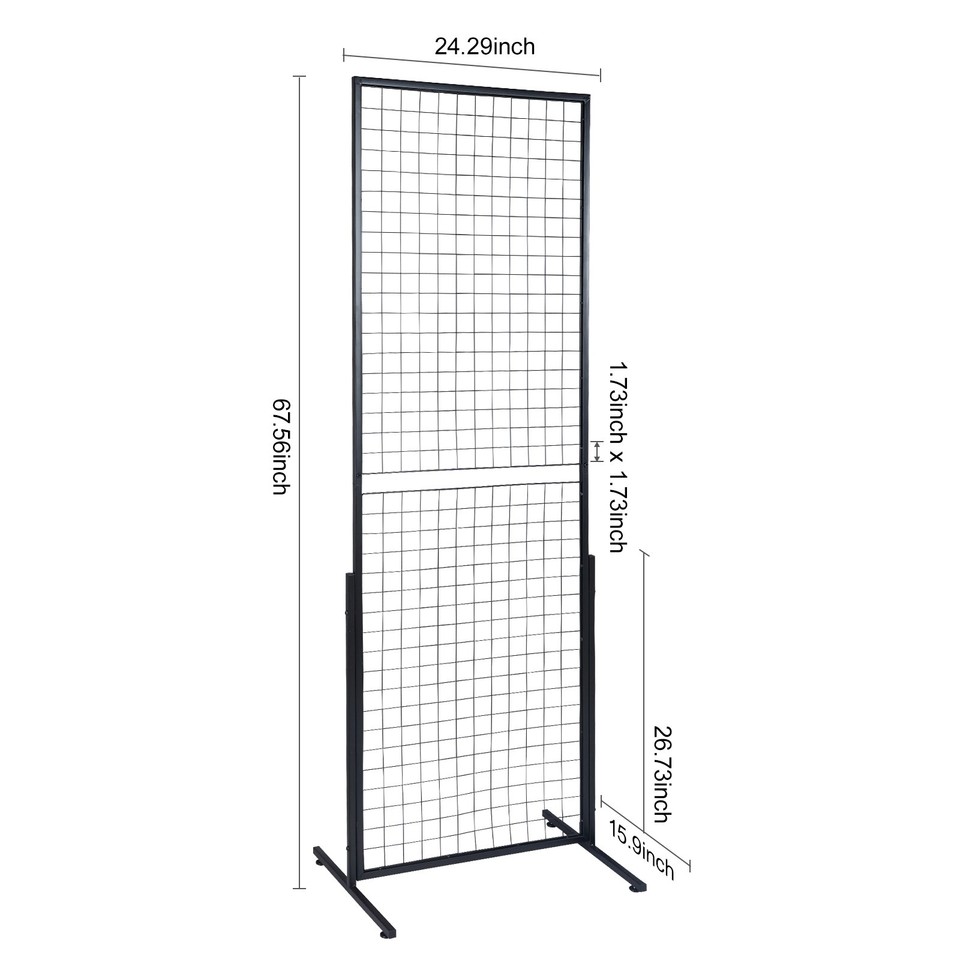 Grid Rack Church Uimoso 2' x 5.6' Grid Wall Panels Tower 2 Packs Wire Gridwall Display ...