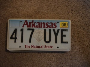 ARKANSAS DIAMOND # LICENSE PLATE BUY ALL STATES HERE FREE SHIPPING