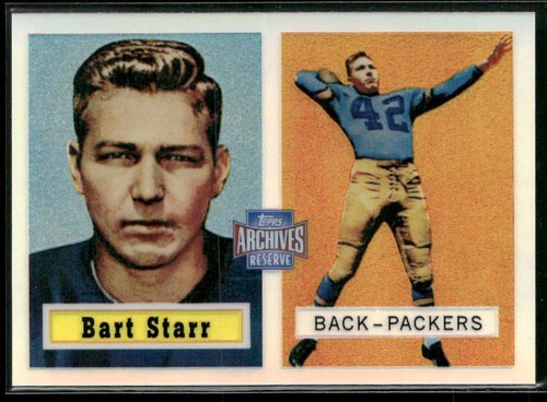 Bart Starr #5 2001 Topps Archives card