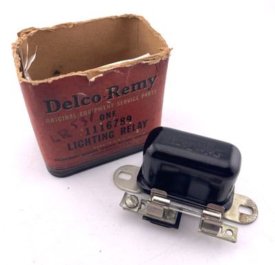 NOS GM  DELCO REMY LIGHT RELAY 1116789 NEW OPEN BOX  1932-1954 CARS TRUCKS GM