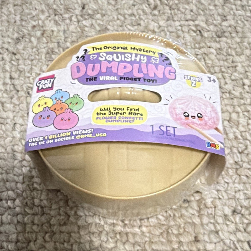 Crazy Fun Squishy Mystery Dumpling Series 2 Find The Flower Confetti Dumpling