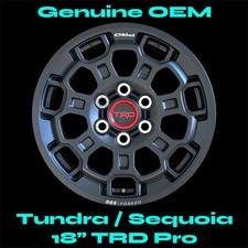 CLEAN! 18" Wheel for Toyota Tundra / Sequoia TRD Pro 2022 - 2026 Stock OEM Rim