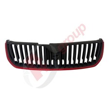 SKODA SUPERB MK2 (3T5) 08-13 MAIN CENTRE FRONT BUMPER GRILLE BLACK 3T0853668