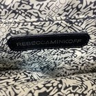 Rebecca Minkoff Black Pebbled Leather Crossbody Bag Blue Edge Silver Hardware — photo 6