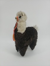 Llama Or Alpaca Plush Figure Made With Real Wool Fur 12.25  