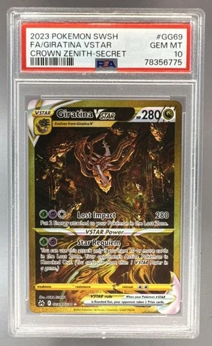 Giratina VSTAR 2023 Pokemon Sword & Shield Crown Zenith #GG69 PSA 10