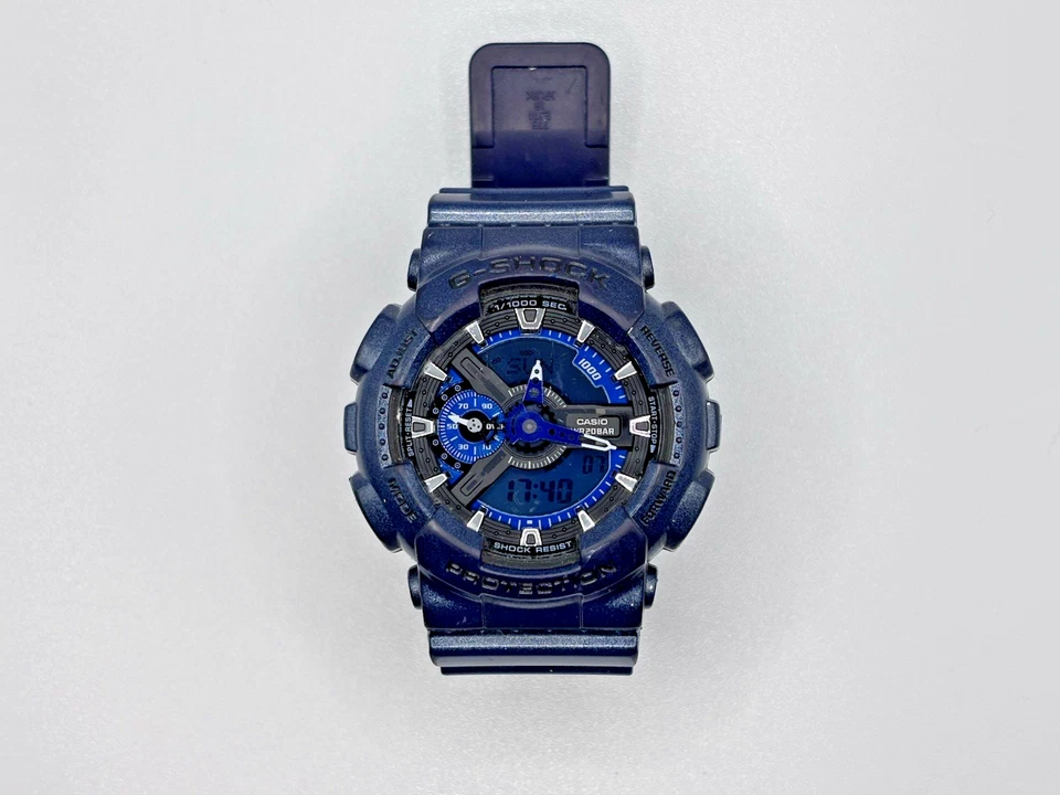 Reloj Pulsera Casio G-Shock 5146 GA 110mm Negro y Azul Antimagnético Foto 2 de 4