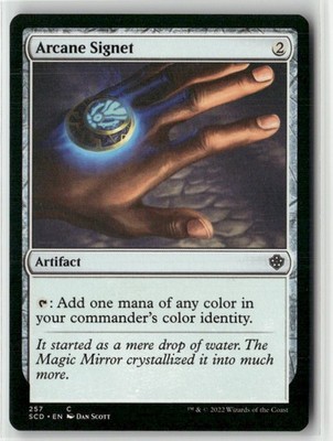 Arcane Signet 1 UC Commander: Foundations NM Magic: The Gathering