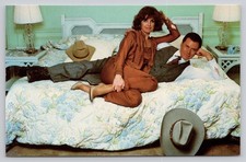 Larry Hagman & Linda Gray 1981 Contact Photochrome Postcard