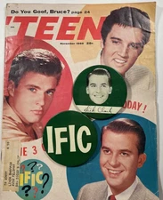 Vintage 1950's IFIC Beech Nut Gum It's Flavor-Ific + DICK CLARK Pinback Buttons