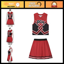 Cheerleader Costume for Women - RCH Top Skirt Set, Girls Cheer Uniform Outfit