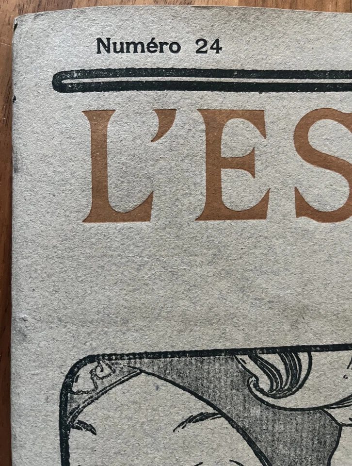 L'estampe Moderne 1899 Mucha chez Masson & Piazza N°24 + 2 planches - Photo 4/4