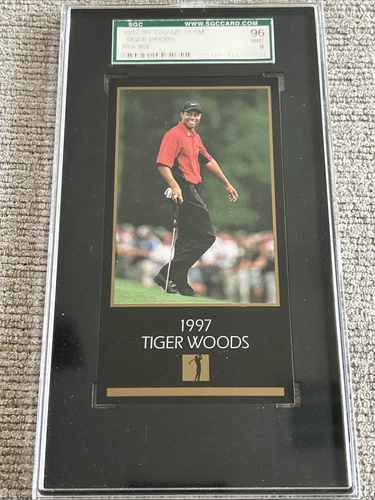 SGC 9 Tiger Woods 1997-99 Grand Slam Rookie Mint RC PGA Legend