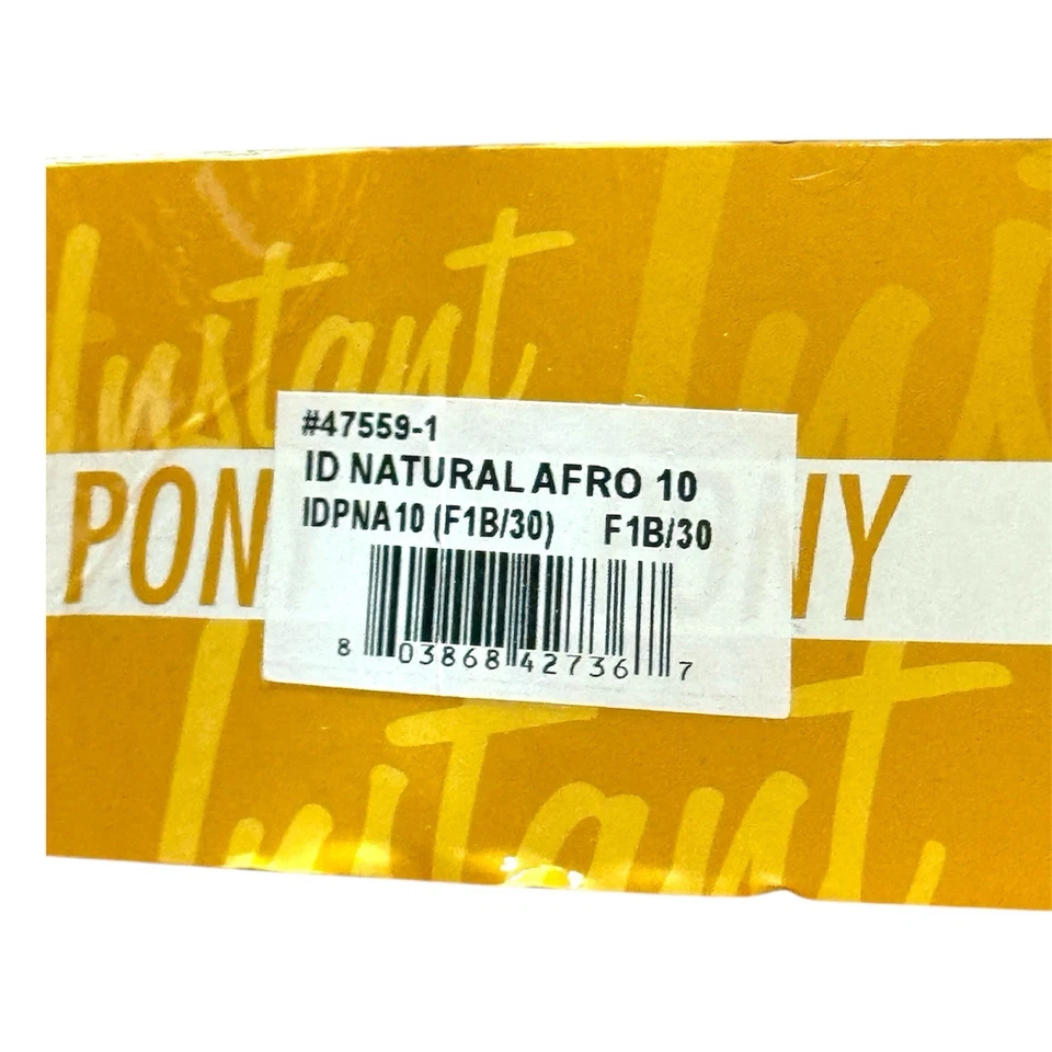 SENSATIONNEL INSTANT PONY SYNTHETIC DRAWSTRING PONYTAIL Color- Natural Afro 10 - Image 4 of 4