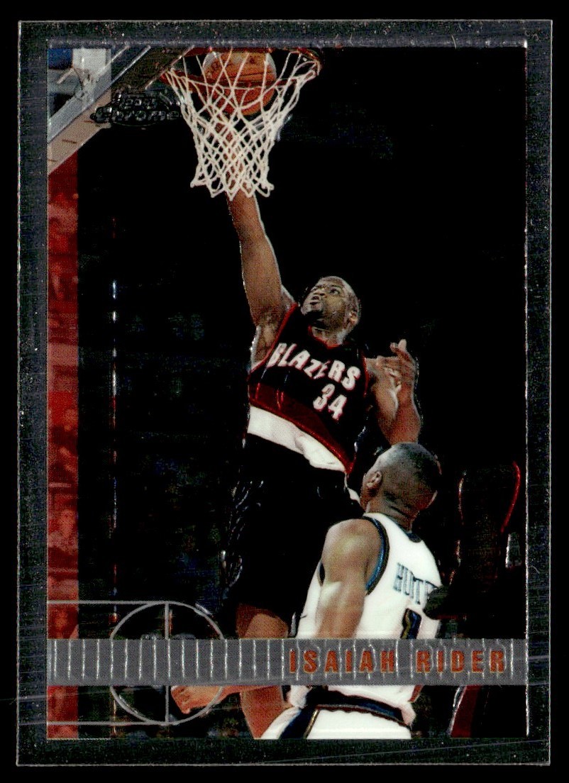 1997-98 Topps Chrome Isaiah Rider Portland Trail Blazers #190
