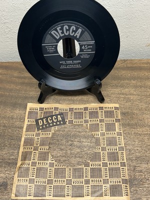 Guy Lombardo ~ Vaya Con Dios / With These Hands ~9-28780 ~45rpm DECCA Record ~VG