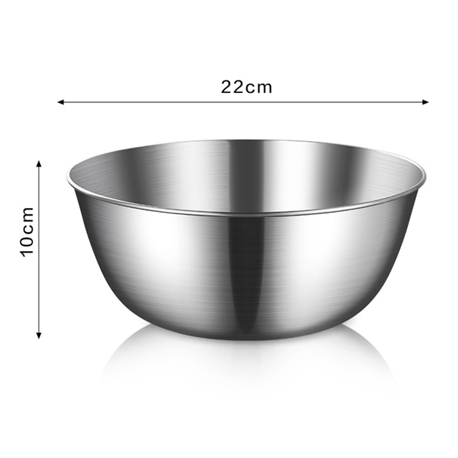 Mixing Bowl Large Capacity Thickened Stainless Steel Baking Cooking Basin For Ki