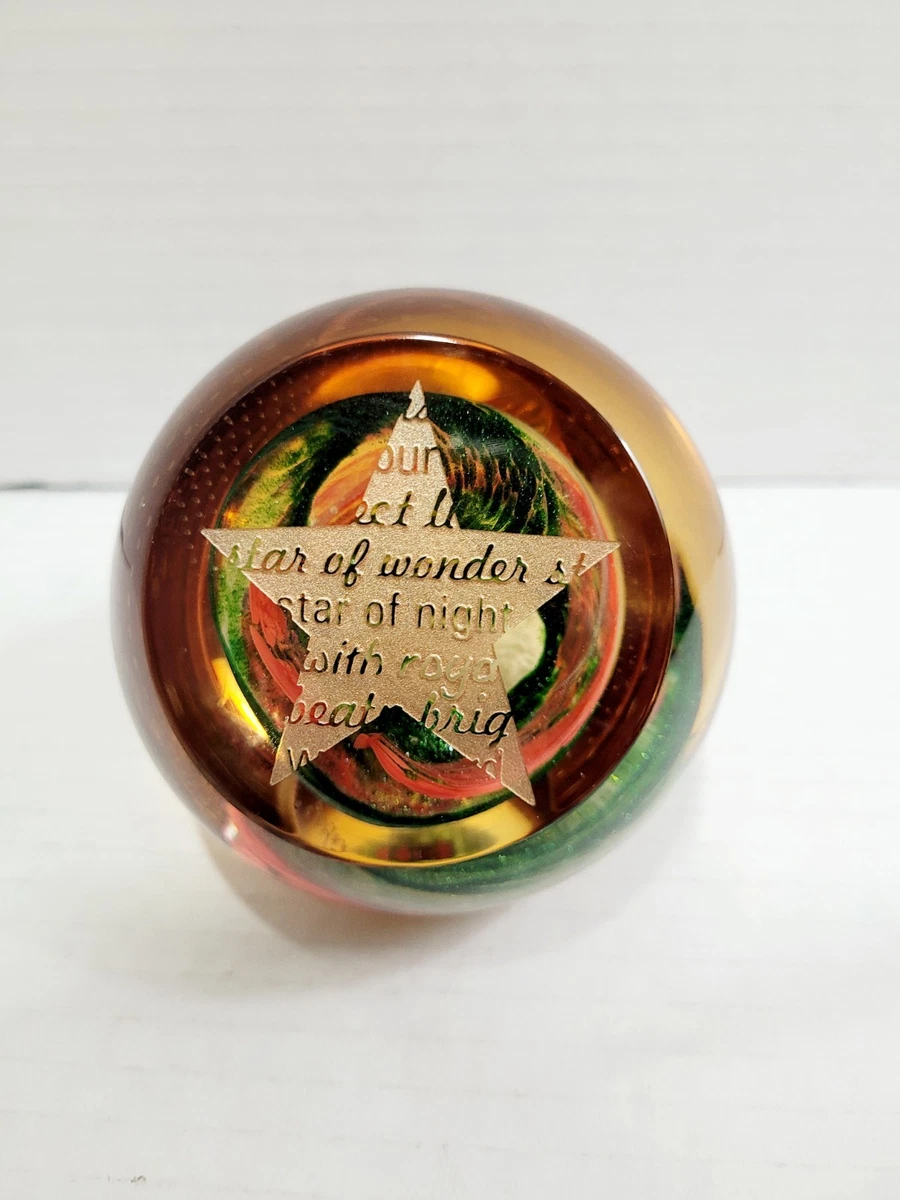 Glass Caithness Art Glass Decorative Paperweights Paperweights for